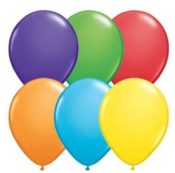 Qualatex Bright Rainbow Assortment 12,5cm 5 Inch Latex Luftballons