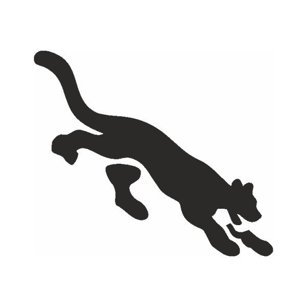 Selbstklebe Schablone Panther Eulenspiegel