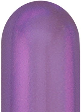 Qualatex 260Q Chrome Purple (Lila) Modellierballons
