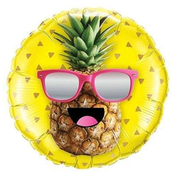 Mr. Cool Pineapple Folienballon 46cm 18 Inch Ananas