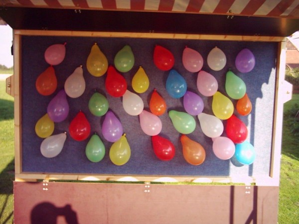 Bunte AbschießLuftballons (Spickerballons) gemischt 12,5cm