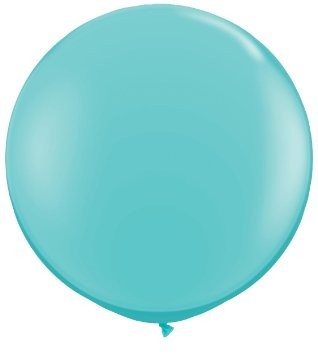 Qualatex Fashion Caribbean Blue (Blau) 90cm 36" Latex Riesenluftballons