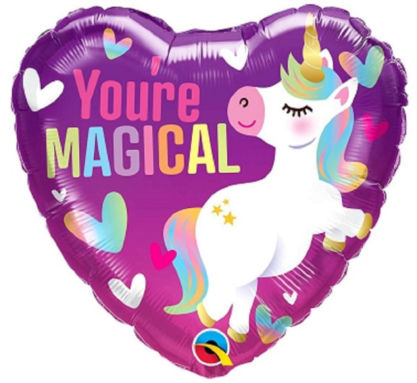 You are Magical Unicorn Herz Folienballon 46cm 18 Inch