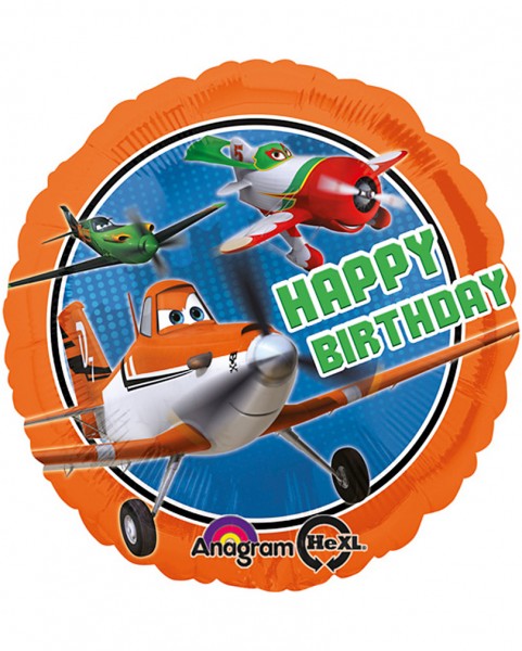 Disney Planes Happy Birthday Folienballon 45cm 18"
