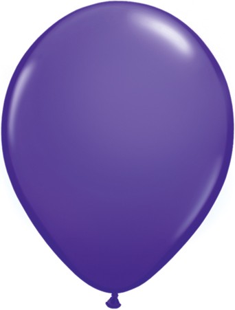 Qualatex Fashion Purple Violet (Lila) 27,5cm 11" Latex Luftballons