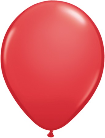 Qualatex Standard Red (Rot) 27,5cm 11" Latex Luftballons