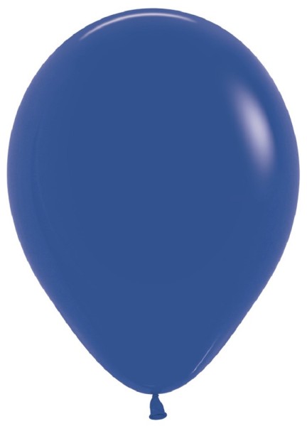 Sempertex 041 Fashion Royal Blue 25cm 10 Inch Latex Luftballons Königsblau
