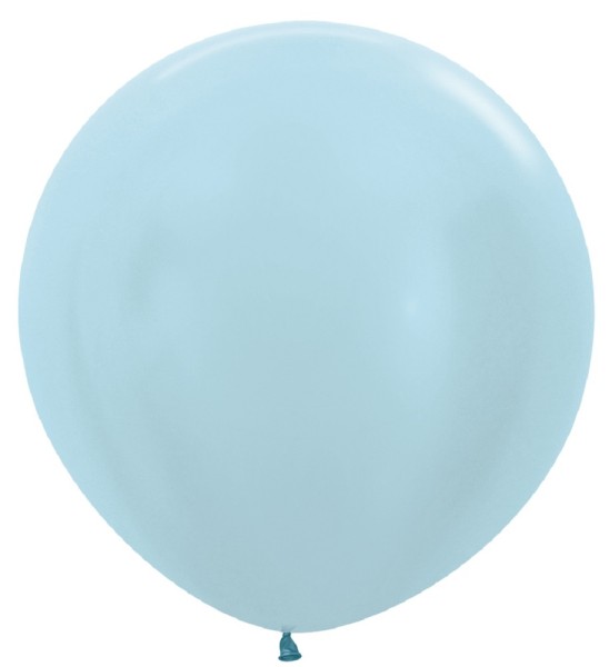 Sempertex 440 Satin Pearl Blue (Blau) 90cm 36" Latex Riesenluftballons