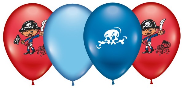 Piratenparty 27,5cm 11 Inch Latex Luftballons Karaloon