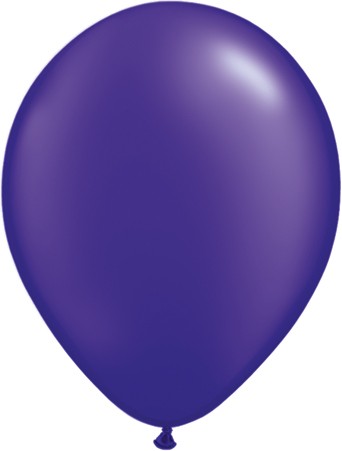Qualatex Pearl Quartz Purple (Lila) 27,5cm 11" Latex Luftballons