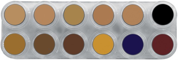 Grimas Camouflage Make-up Palette CB 12 x 2,5ml