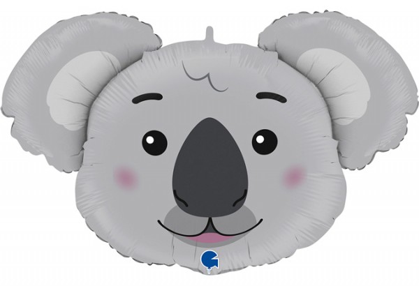 Koala Kopf Folienballon - 93 cm
