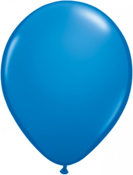 Qualatex Standard Dark Blue (Blau) 12,5cm 5" Latex Luftballons
