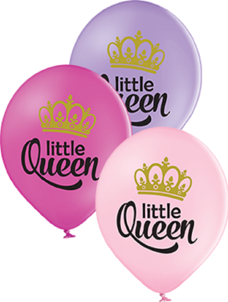 Little Queen Pastel Sortiment 30cm 12" Latex Luftballons Belbal