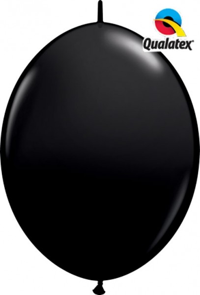 QuickLink Fashion Onyx Black (Schwarz) 30cm 12" Latex Luftballons Qualatex