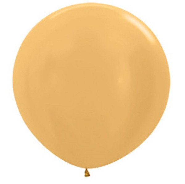 Sempertex 570 Metallic Gold Latex Luftballons 60cm 24"