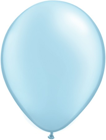 Qualatex Pearl Light Blue (Blau) 12,5cm 5" Latex Luftballons