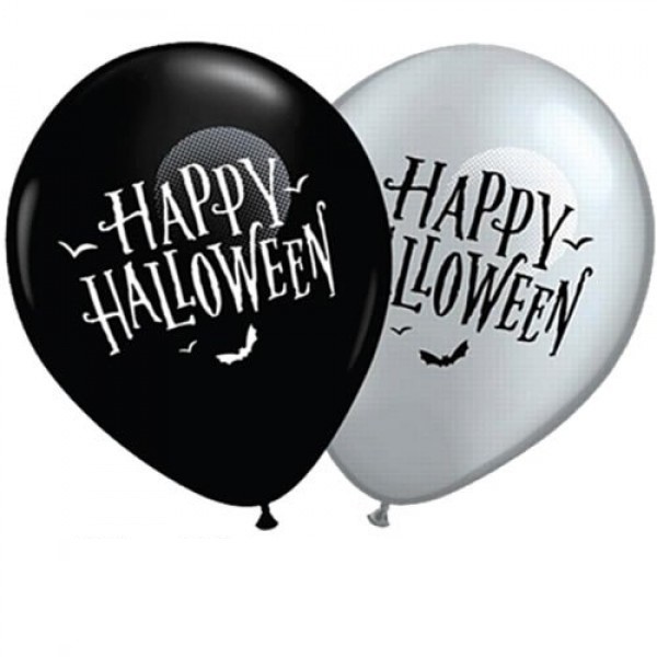 Happy Halloween 27,5cm 11" Latex Luftballons Qualatex
