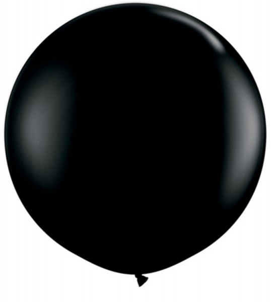 Qualatex Fashion Onyx Black (Schwarz) 90cm 36" Latex Riesenluftballons