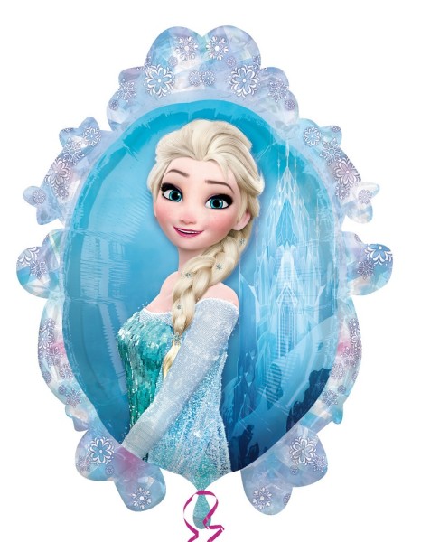 Anna und Elsa im Spiegel Frozen Eiskönigin Disney Folienballon 63 x 78cm