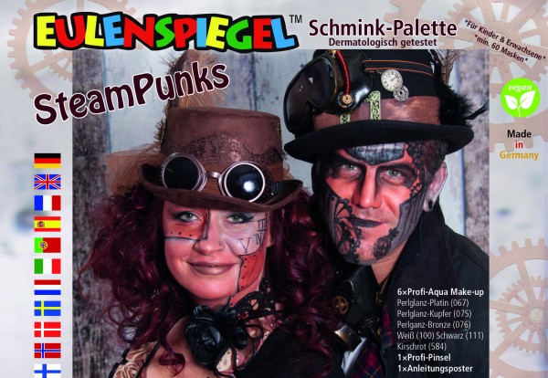 Eulenspiegel Schmink-Palette SteamPunks