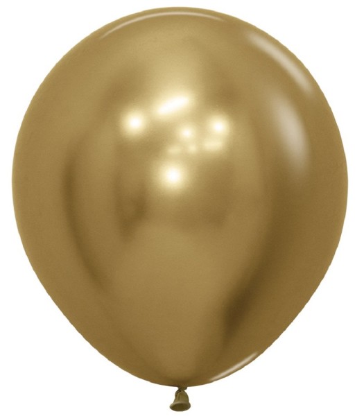 Sempertex 970 Reflex Gold 45cm 18 Inch Latex Luftballon