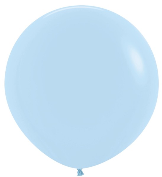 Sempertex 640 Pastel Matte Blue Latex Riesenluftballons Blau 90cm 36 Inch
