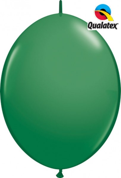 QuickLink Standard Green (Grün) 30cm 12" Latex Luftballons Qualatex