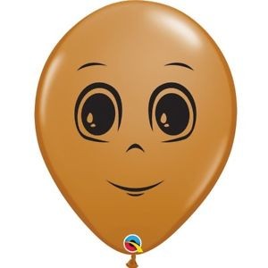Masculine Face Gesicht Mann 12,5cm 5" Latex Luftballons Qualatex